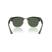 Ray-Ban RBR0504S 6677VR-54 Clubmaster Reverse Black On Arista / Dark Green Lenses