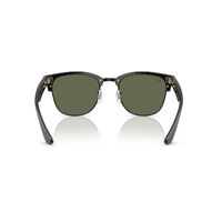 Ray-Ban RBR0504S 67839A-54 Clubmaster Reverse Black On Black / Dark Green Polarised Lenses