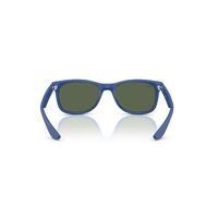 Ray-Ban Junior RJ9052S 717771-47 New Wayfarer Rubber Blue / Dark Green Lenses