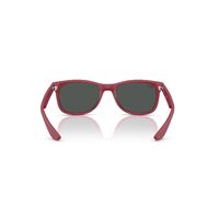 Ray-Ban Junior RJ9052S 717887-47 New Wayfarer Rubber Bordeaux / Dark Grey Lenses