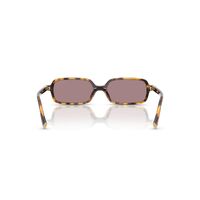 Miu Miu MU11ZS 14L20I-53 Havana Honey / Light Purple Brown Lenses