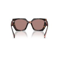 Prada PR15WS 23A60B-54 Mauve Tortoise / Light Brown Lenses