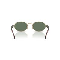 Prada PR65ZS ZVN70L-55 Pale Gold / Dark Green Lenses