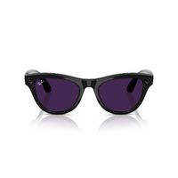 Ray-Ban Wearable x Meta Skyler RW4010 601/CH-52 Black / Clear to Amethyst Photochromic Lenses