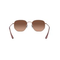 Ray-Ban RB3548N 9069A5-51 Hexagonal Copper / Pink Gradient Brown Lenses