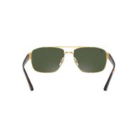 Ray-Ban RB3663 001/31-60 Gold / Green Classic G-15 Lenses