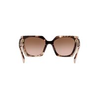 Prada PR15WSF 01R0A6-55 Tortoise Caramel w Powder / Brown Gradient Lenses