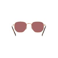 Ray-Ban RB3548N 9202AF-51 Hexagonal Rose Gold / Violet Polarised Lenses