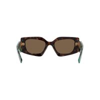 Prada PR15YS 2AU06B-51 Tortoise / Dark Brown Lenses