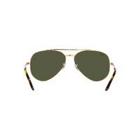 Ray-Ban RB3625 919631-58 New Aviator Legend Gold / Green Lenses