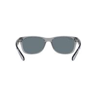 Ray-Ban RB2132 64503R-55 New Wayfarer Transparent Grey / Dark Blue Polarised Lenses