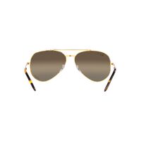 Ray-Ban RB3625 9196G5-58 New Aviator Legend Gold / Brown Gradient Mirror Chromance Polarised Lenses