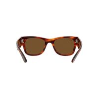 Ray-Ban RB0840S 954/57-51 Mega Wayfarer Striped Havana / Brown Polarised Lenses