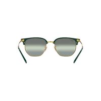 Ray-Ban RB4416 6655G4-53 New Clubmaster Green On Gold / Silver Green Mirror Chromance Polarised Lenses