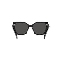 Prada PR19ZS 1AB5S0-55 Black / Dark Grey Lenses