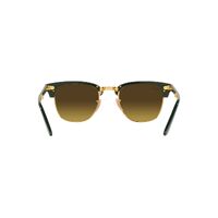 Ray-Ban RB2176 136885-51 Clubmaster Folding Green On Arista / Brown Gradient Lenses