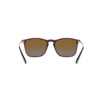 Ray-Ban RB4187 6593T5-54 Chris Transparent Brown / Brown Gradient Polarised Lenses