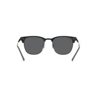 Ray-Ban RB3716 9256B1-51 Clubmaster Metal Grey On Black / Dark Grey Lenses