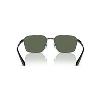 Emporio Armani EA2140 300171-57 Matte Black / Dark Green Lenses