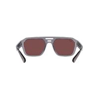 Ray-Ban RB4397 6684D0-54 Corrigan Transparent Grey / Dark Violet w Red Mirror Lenses