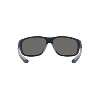 Emporio Armani EA4199U 5088Z3-65 Matte Blue / Grey Mirror Silver Polarised Lenses