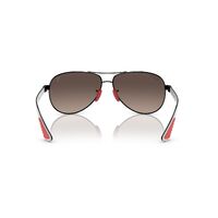 Ray-Ban RB8331M F0095J-61 Scuderia Ferrari Collection Black / Grey Mirror Chromance Polarised Lenses