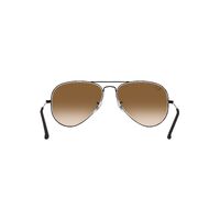 Ray-Ban RB3025 002/51-58 Aviator Black / Brown Gradient Lenses