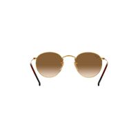 Ray-Ban RB3447 001/51-50 Round Metal Gold / Brown Gradient Lenses