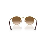 Ray-Ban RB3447 001/51-53 Round Metal Gold / Brown Gradient Lenses