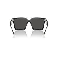 Prada PR24ZSF 1AB5S0-57 Black / Dark Grey Lenses