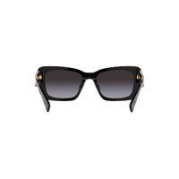 Miu Miu MU07YS 1AB5D1-53 Black / Grey Gradient Lenses