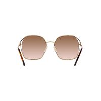 Miu Miu MU52WS ZVN0A6-60 Pale Gold / Brown Gradient Lenses