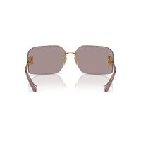 Miu Miu MU54YS 5AK06I-80 Gold / Light Purple Brown Lenses