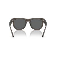 Ray-Ban RBR0502S 6707GR-53 Wayfarer Reverse Transparent Dark Grey / Dark Grey Lenses