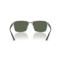 Ray-Ban RB3721 914471-59 Black On Silver / Dark Green Lenses