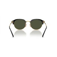 Ray-Ban RB4429 601/31-53 Black On Gold / Green Lenses