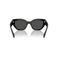 Prada PRA09S 1AB5S0-53 Black / Dark Grey Lenses