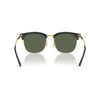 Ray-Ban RB4418D 601/31-56 Black On Gold / Dark Green Lenses