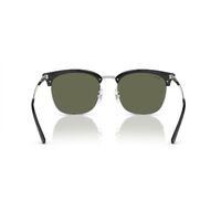 Ray-Ban RB4418D 66709A-56 Black On Silver / Dark Green Polarised Lenses