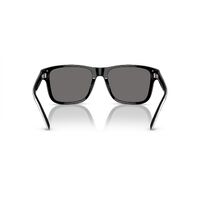 Emporio Armani EA4208 605187-56 Shiny Black w Top Crystal / Dark Grey Polarised Lenses