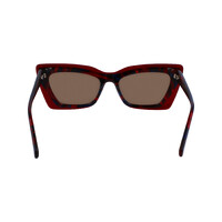 Calvin Klein Jeans CKJ23656S 602-52 Havana Red Blue / Solid Brown Lenses