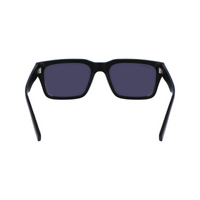 Lacoste L6004S 002-55 Matte Black / Solid Blue Lenses