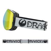 Dragon Goggles X2 DRG40454 051-77 Classic Grey / Gold Ion Luma Lens & Amber Luma Lens