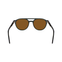 Lacoste L6008S 035-53 Transparent Grey / Solid Brown Lenses