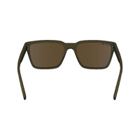 Lacoste L6011S 210-56 Brown w Khaki / Solid Brown Lenses