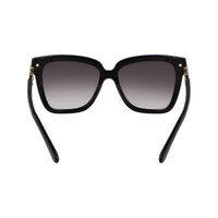 Ferragamo SF1085SN 011-57 Black & Gold / Grey Gradient Lenses