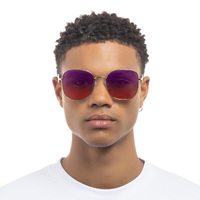 Le Specs Metamorphosis LSU2429720 Bright Gold / Sunset Mirror Lenses