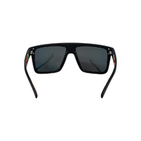 Mangrove Jacks Never Say Never C3 Matte Black / Red Revo Polarised Lenses