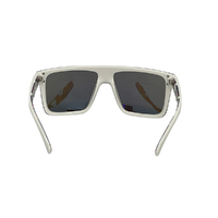 Mangrove Jacks Never Say Never C10 Shiny White / Ice Blue Revo Polarised Lenses