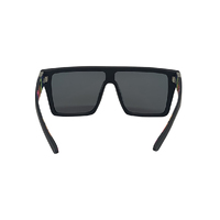 Mangrove Jacks Sin by The Sea C3 Matte Black / Red Revo Polarised Lenses